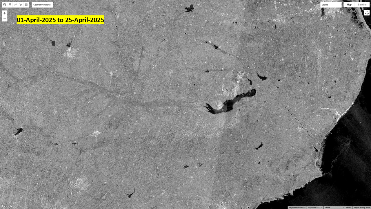 Pre-flood SAR image